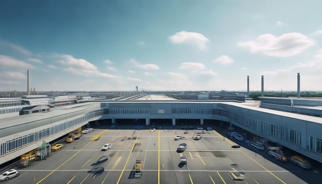 实探小米汽车工厂！SU7大量装车，二期工厂外立面已完工？